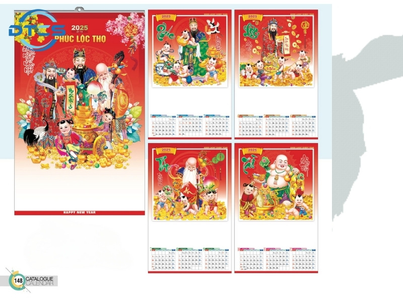 Báo giá in lịch nẹp thiếc