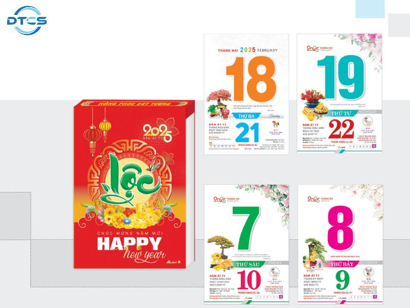 Mẫu bloc lịch Bình Dương