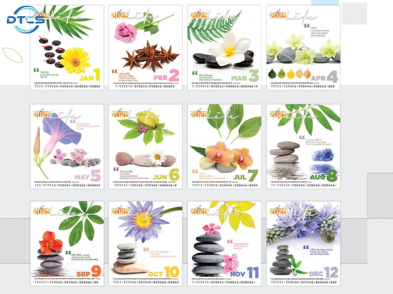 Bảng báo giá in lịch treo tường Bình Dương