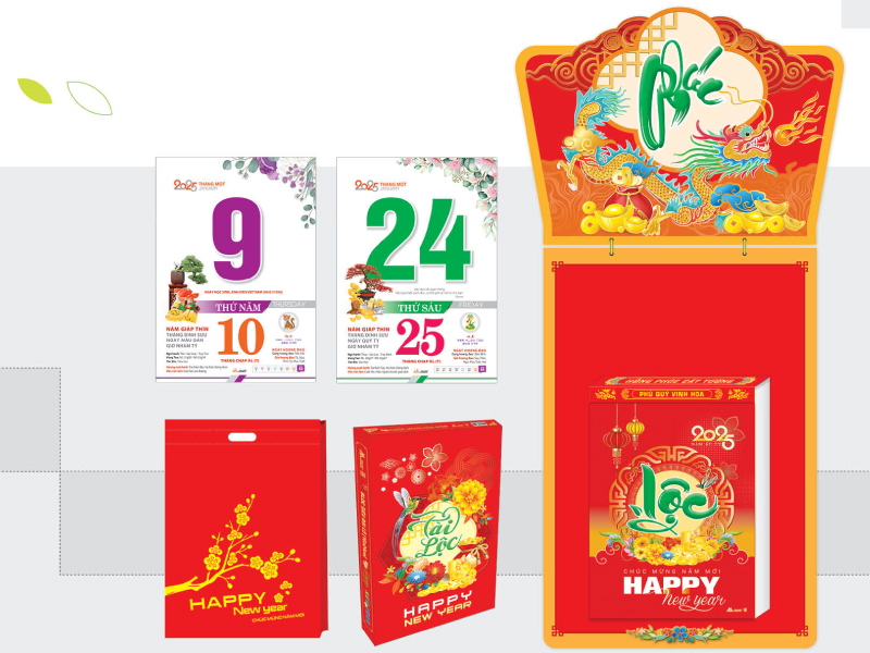 In Lịch Tết Đồng Tháp 9 In lịch bloc