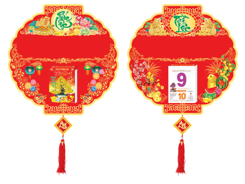 Mẫu in lịch bloc tết độc quyền