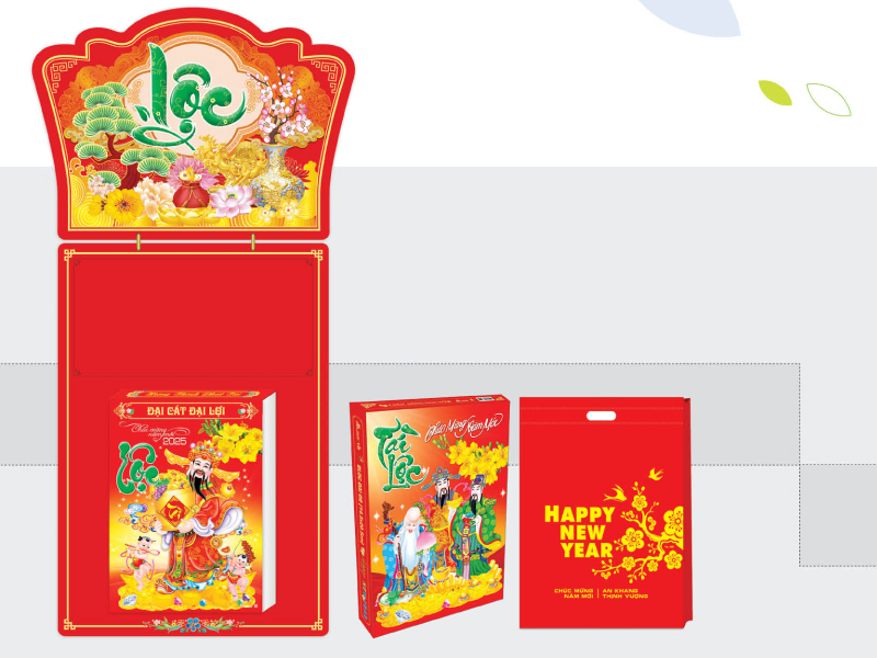 In lịch tết độc quyền tại DTCS giúp thể hiện rõ cá tính, thương hiệu của doanh nghiệp