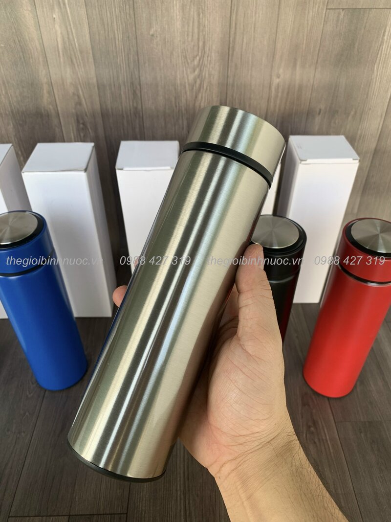 Bình Nước Inox 23 DTCS chuyên sản xuất bình đựng nước inox theo yêu cầu sỉ từ 50 chai trở lên