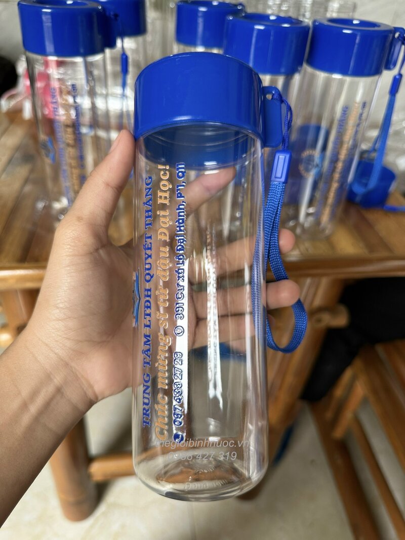 Dự án in logo bình nước quà tặng