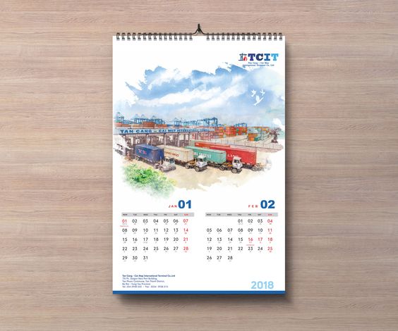 Lắp lịch treo tường