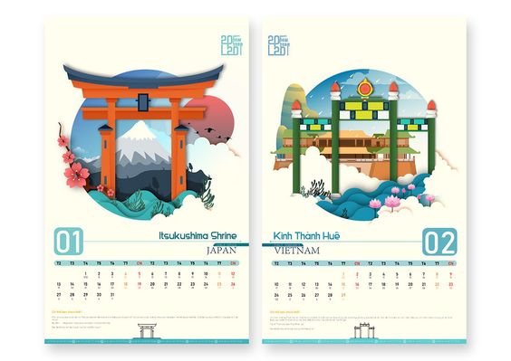 Các cách lắp lịch treo tường phổ biến