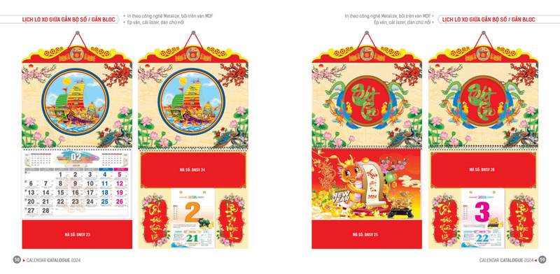 In Lịch Bloc Theo Yêu Cầu