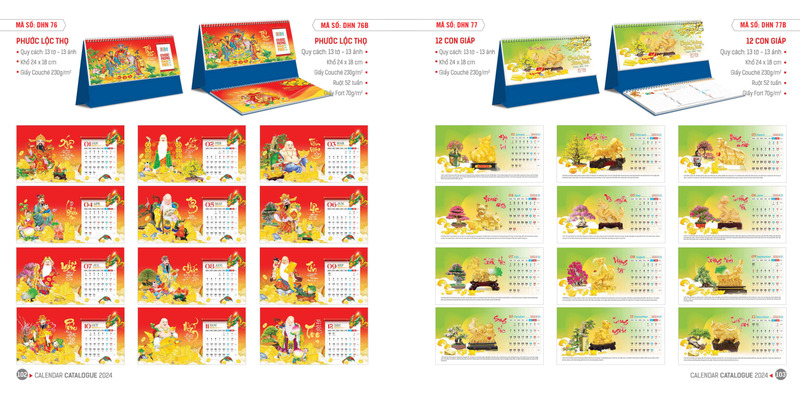 Quy Trình Thiết Kế In Lịch Bàn Độc Quyền