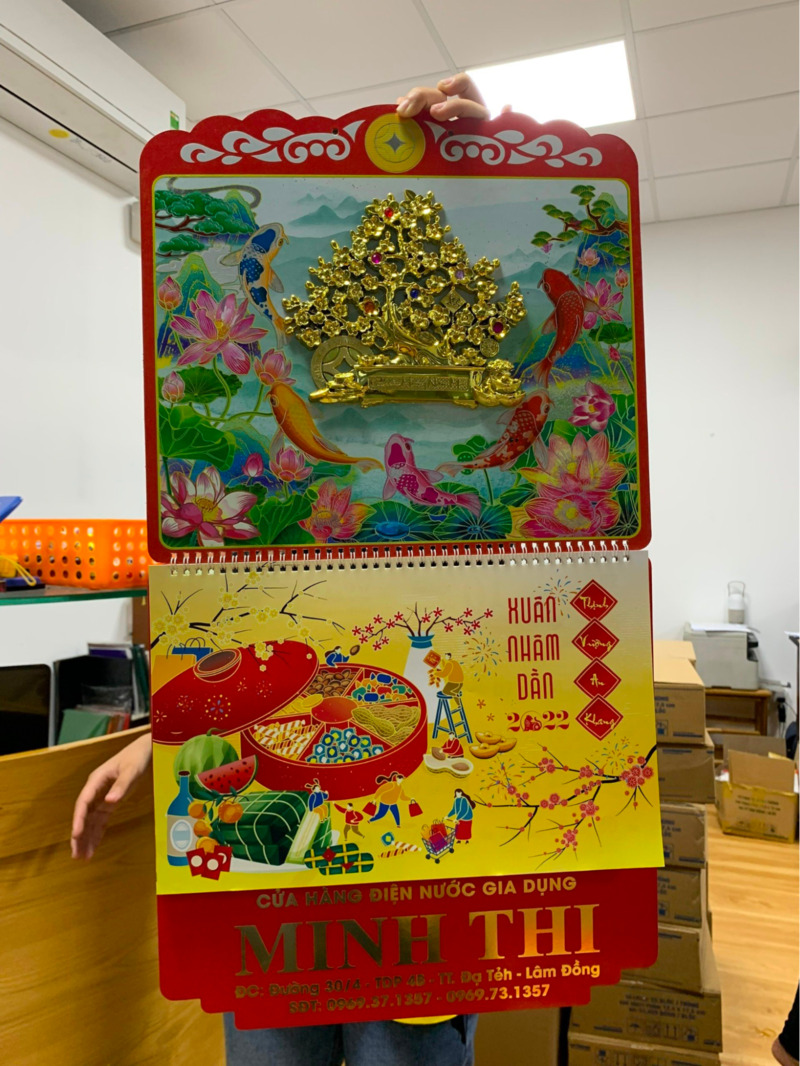Quy Trình In Lịch Tết Số Lượng Ít