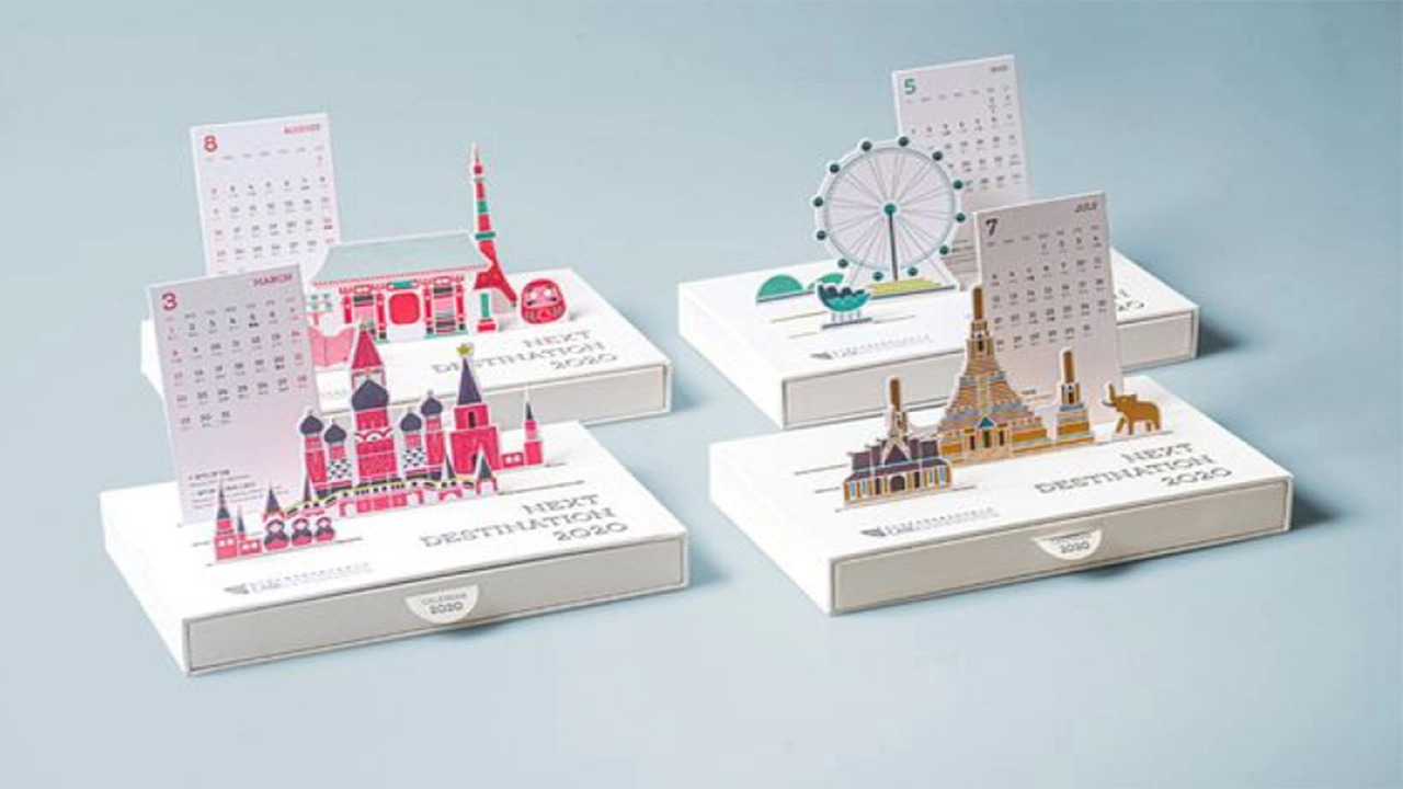In lịch để bàn 3D uy tín