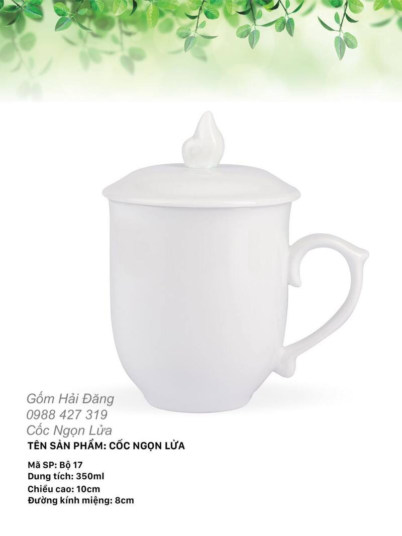 Ly Sứ Trắng 9 DTCS cung cấp dịch vụ in logo ly sứ trắng theo yêu cầu