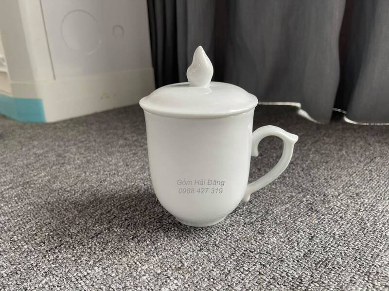 Ly Sứ Trắng 14 Ly sứ trắng có nắp