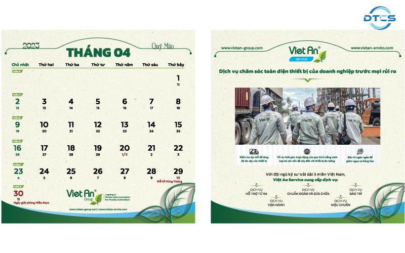 In Lịch Treo Tường 15 Lịch treo tường thiết kế độc quyền