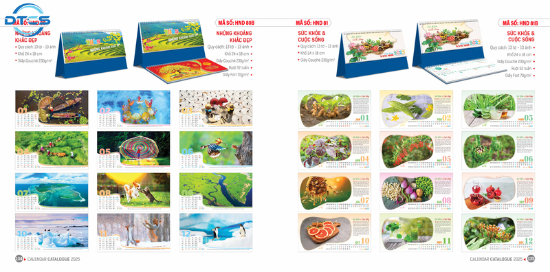 Lịch Để Bàn Chữ A, Chữ M 19 Địa chỉ in lịch để bàn chữ A, chữ M uy tín