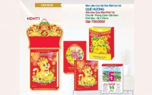 Mẫu Bìa Lịch Gắn Bloc Đẹp