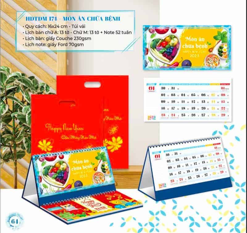 Mẫu in lịch để bàn 2022 4