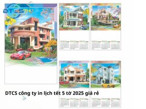 DTCS nhận in lịch tết 5 tờ