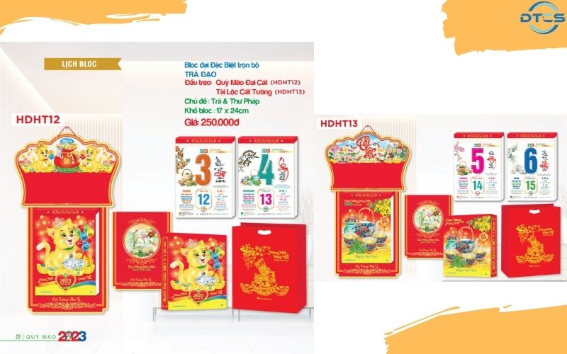In Lịch Bình Dương 4 Lịch bloc Bình Dương