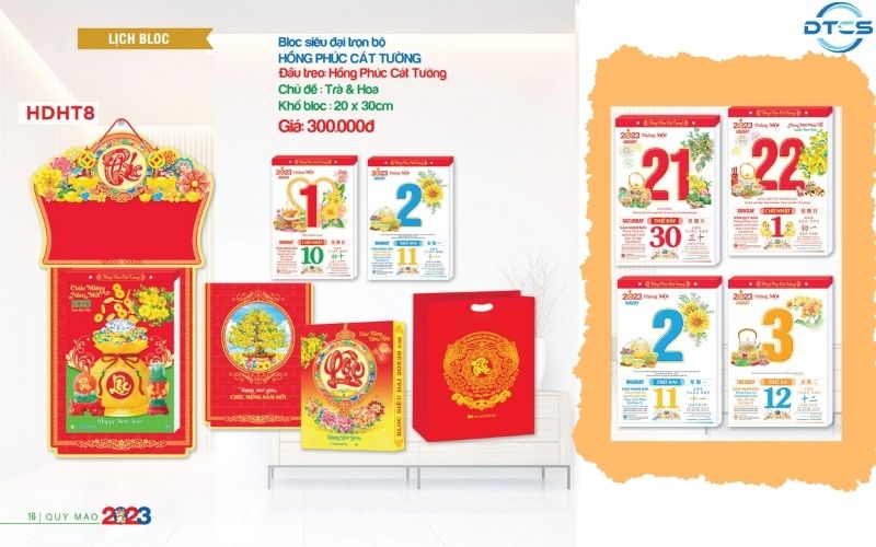 In Lịch Mỹ Tho 2 In lịch ở DTCS có đa dạng thiết kế