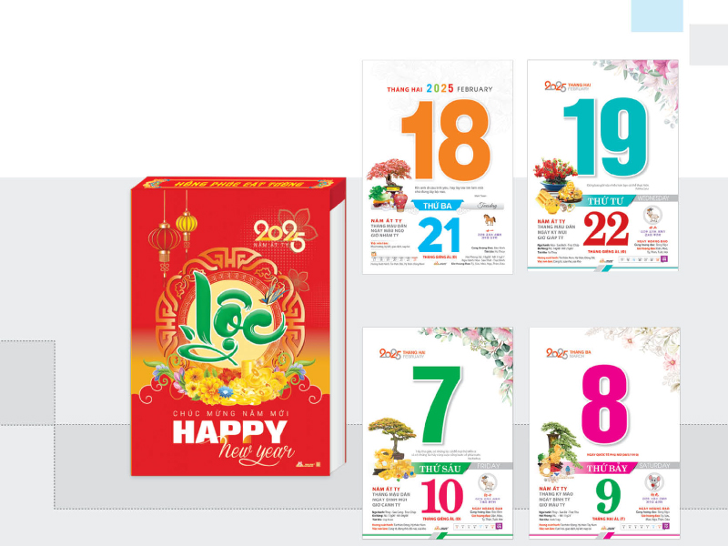 In Lịch Buôn Mê Thuột 16 Quy cách đặt in lịch Tết Buôn Mê Thuột