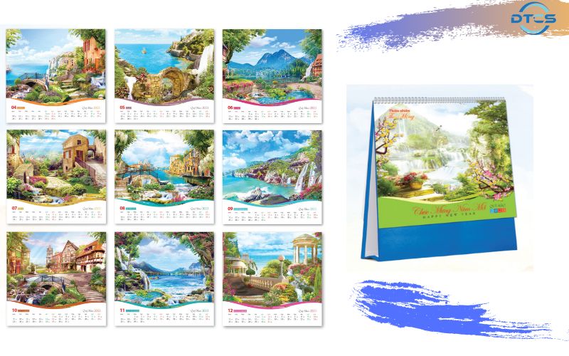 In Lịch Tết Đồng Tháp 4 In lịch để bàn