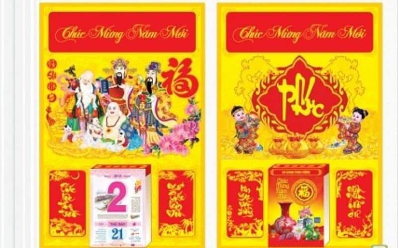 In Lịch Tết Quảng Bình 3 Báo giá in lịch tết treo tường