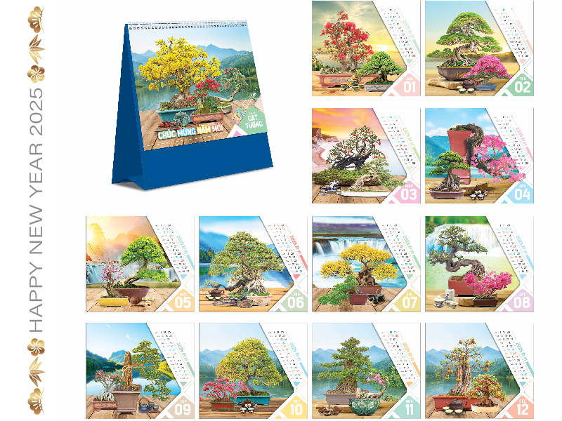 In Lịch Tết Thanh Hóa 9 Nhận in lịch tết theo phôi có sẵn