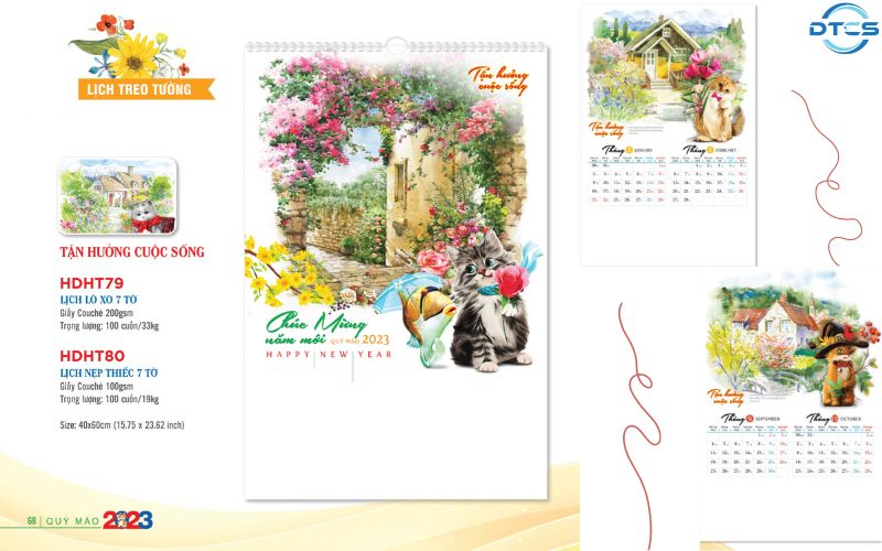 In Lịch Tết Kon Tum 2 Lịch treo tường độc quyền