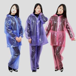 Mẫu áo mưa trong suốt giá sỉ tại xưởng