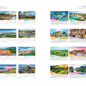 In Lịch Để Bàn 18 Nguyên tắc cần biết khi thiết kế lịch để bàn