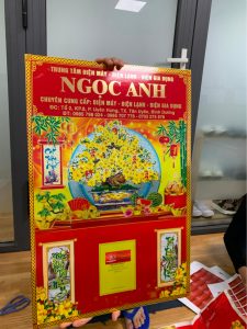 Nhận làm khánh lịch bloc cho công ty Ngọc Anh chuyên cung cấp điện máy, điện lạnh, điện gia dụng