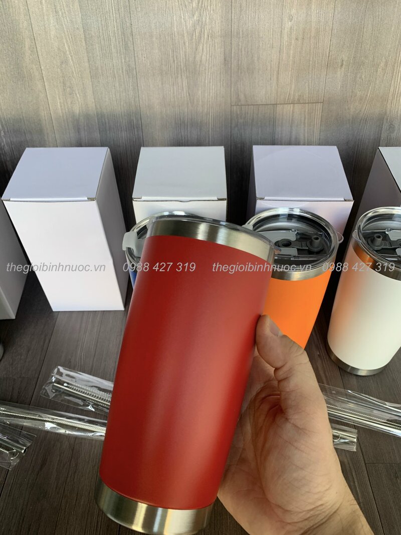 Bình Đựng Nước Có Ống Hút Inox 9 Bình đựng nước inox Lock&Lock