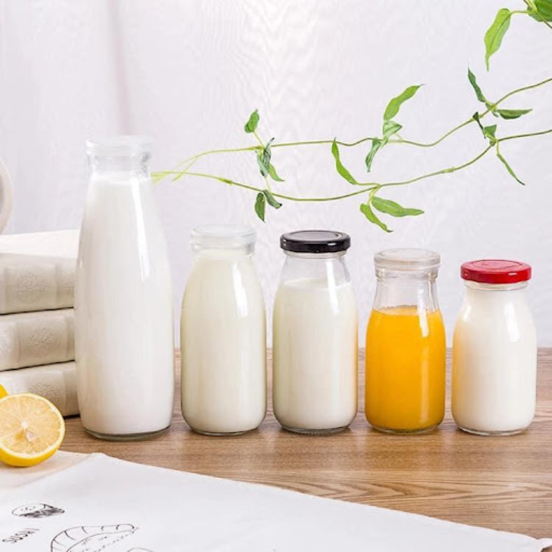 Bình Thuỷ Tinh Đựng Nước Ép 9 Chai thủy tinh nắp vặn
