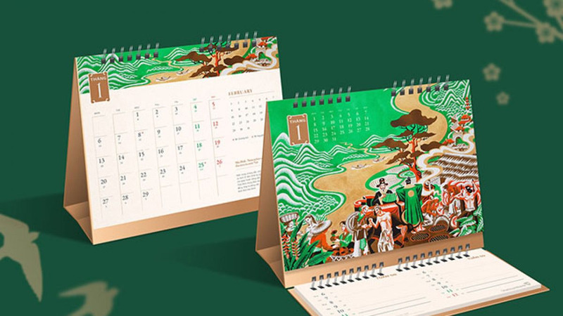 Lịch Để Bàn Mini 21 Ưu điểm của lịch để bàn nhỏ