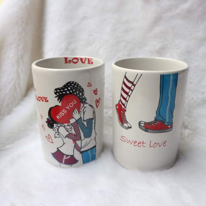Mẫu Ly Sứ Đẹp 19 Ly sứ đôi in chữ