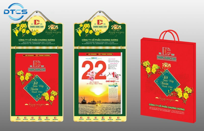 In Lịch Bloc 2025 12 Bảng giá in lịch bloc 2025 độc quyền tại DTCS